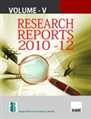 Research Reports 2010-2012 (Volume-V) - Mahavir Law House(MLH)